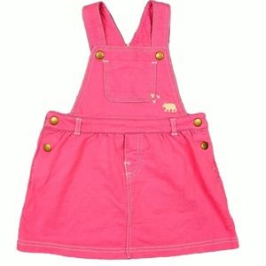 Hatley Girls Pink Overall Romper Dress Size 3